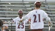 Who were the top boys lacrosse points leaders at the end of the 2021 season?