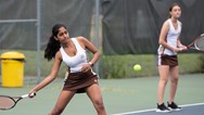 Which girls tennis teams are still undefeated three weeks in?