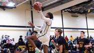 Who are the boys basketball Player of the Year candidates in the Burlington County League?