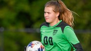 Which returning girls soccer players lead state in career saves coming into 2023?