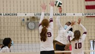 Livingston over Hackensack - Girls volleyball - N1G5 first round